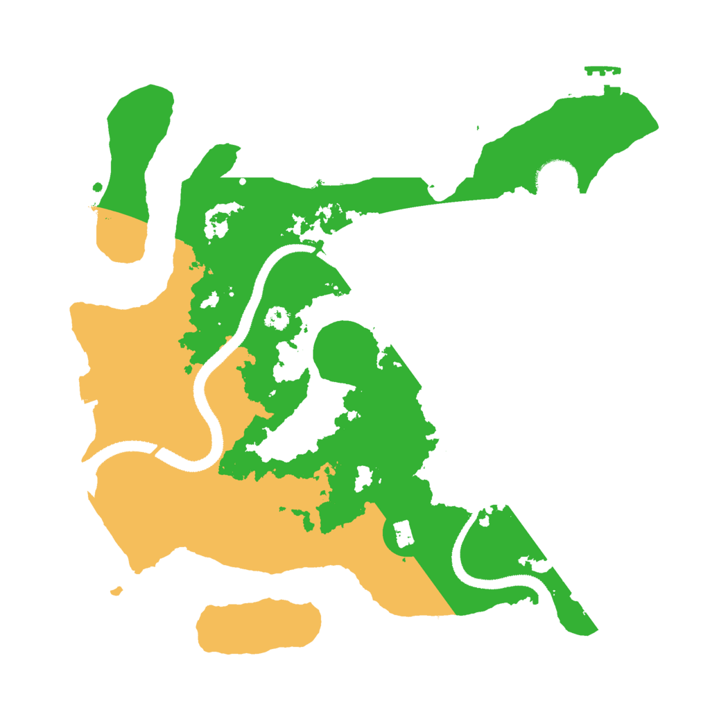 Biome Rust Map: Procedural Map, Size: 3000, Seed: 96159