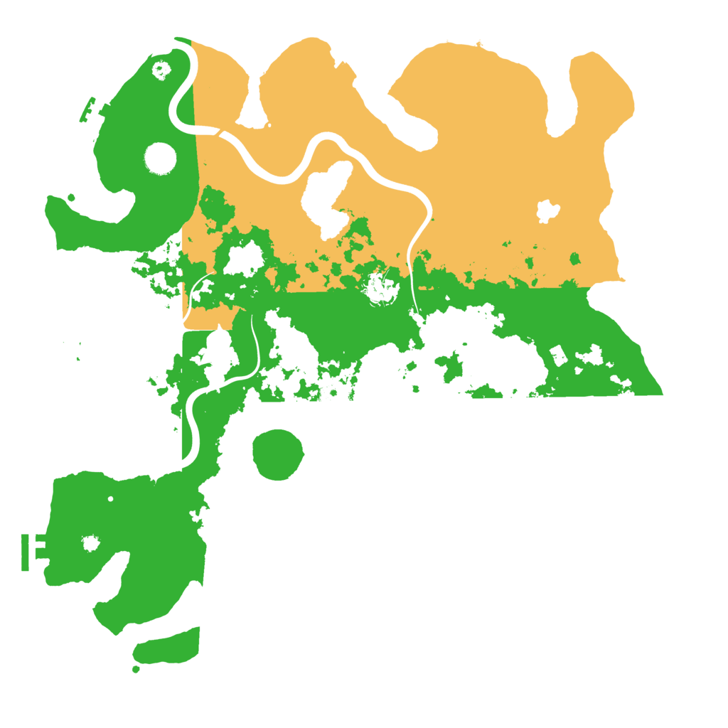 Biome Rust Map: Procedural Map, Size: 4000, Seed: 87363651