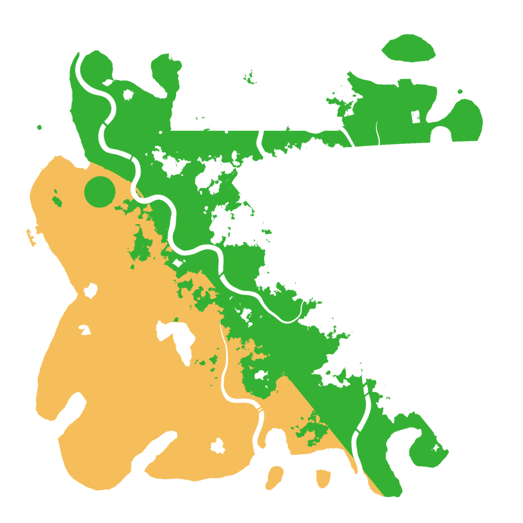 Biome Rust Map: Procedural Map, Size: 4500, Seed: 607382512