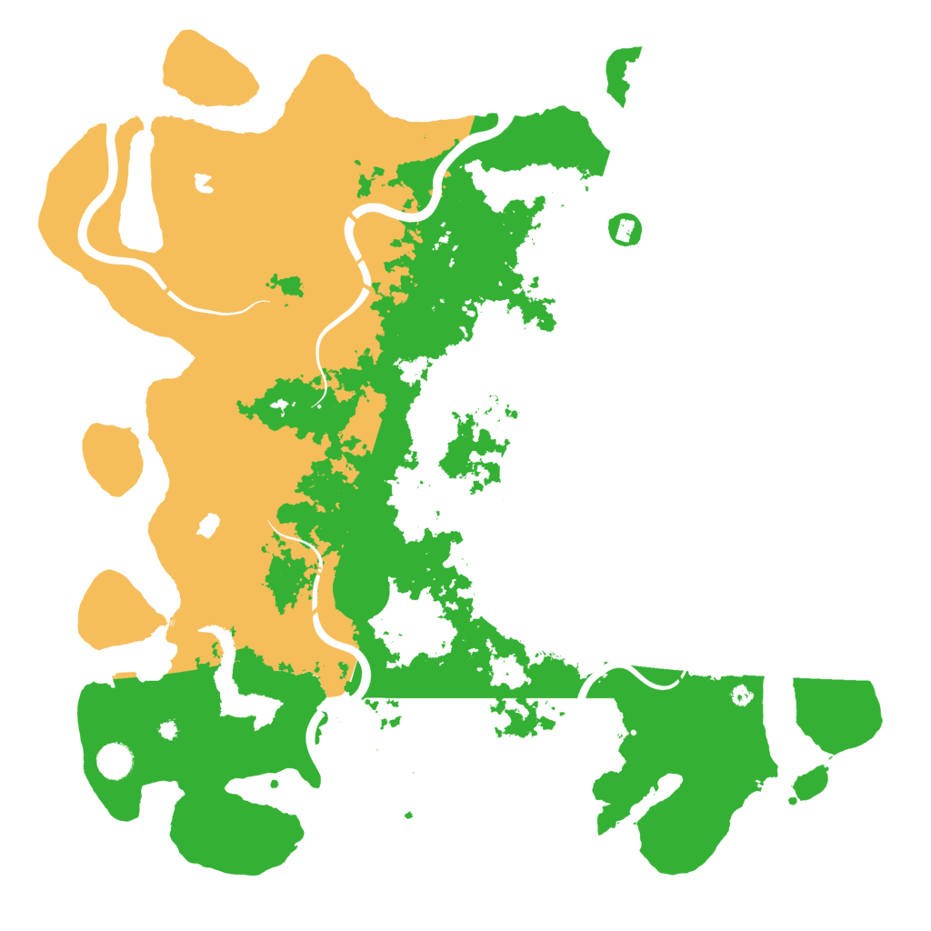 Biome Rust Map: Procedural Map, Size: 4500, Seed: 1271665435