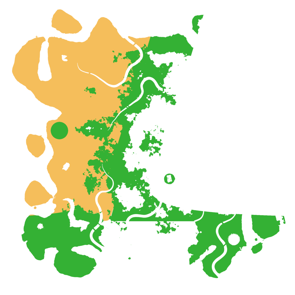 Biome Rust Map: Procedural Map, Size: 4500, Seed: 1271665435