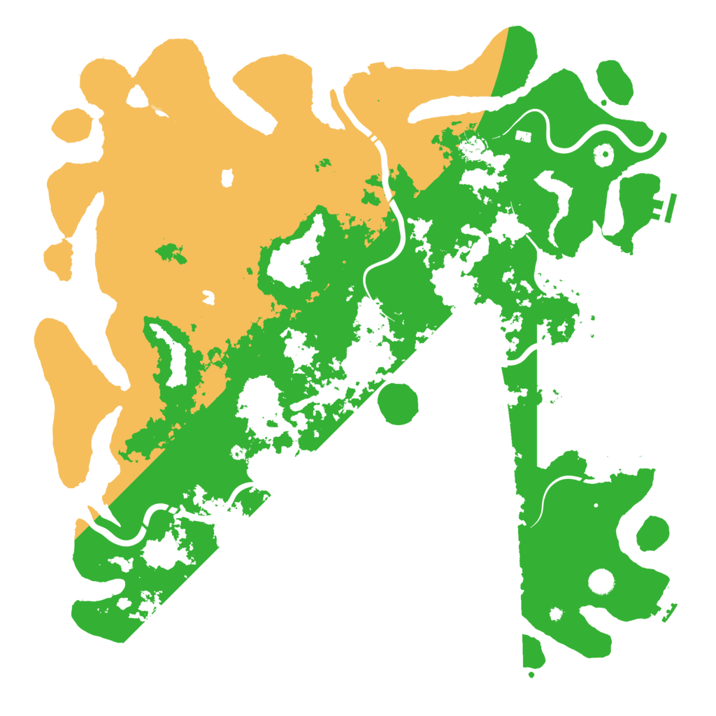 Biome Rust Map: Procedural Map, Size: 4900, Seed: 1900827762