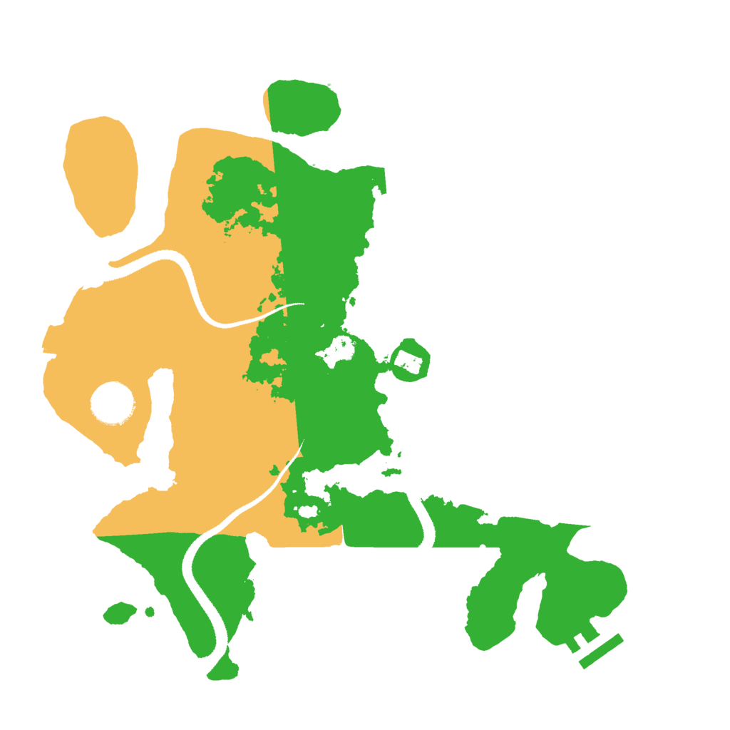 Biome Rust Map: Procedural Map, Size: 3000, Seed: 2000244288