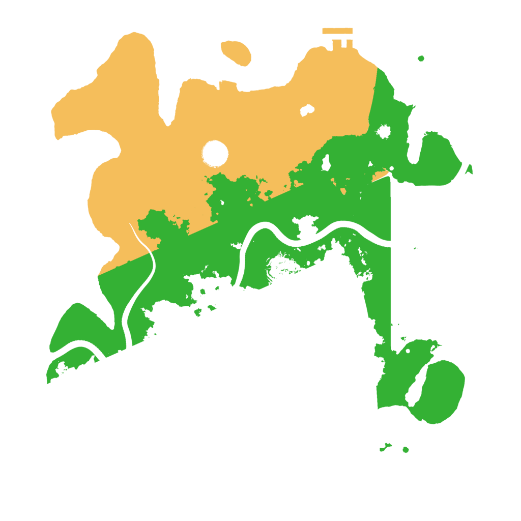 Biome Rust Map: Procedural Map, Size: 3500, Seed: 1733623418
