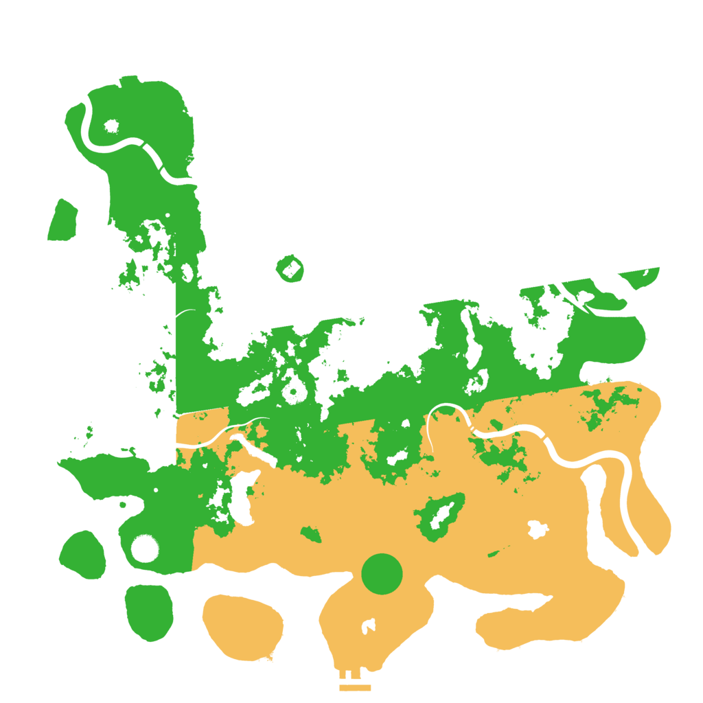 Biome Rust Map: Procedural Map, Size: 4500, Seed: 1416322986