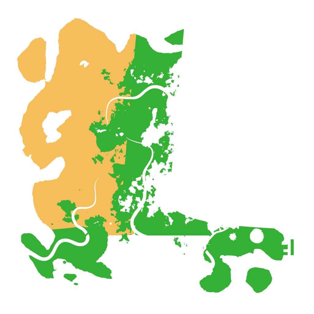 Biome Rust Map: Procedural Map, Size: 4000, Seed: 305582083