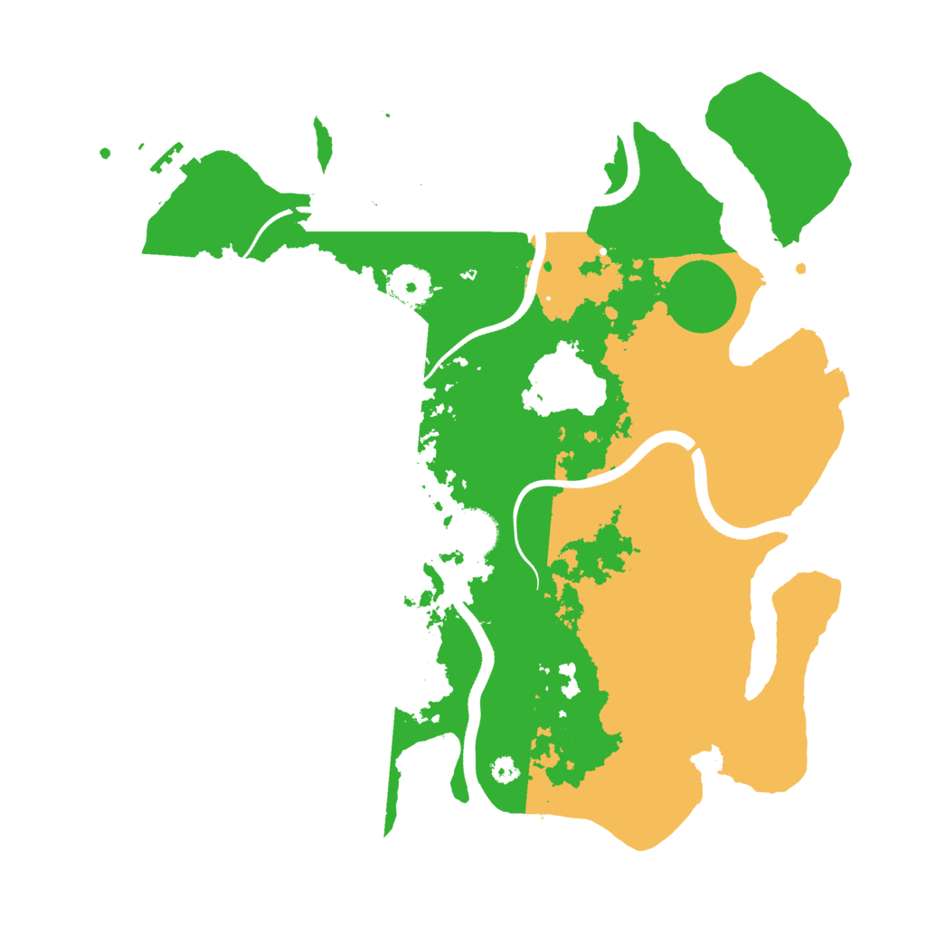 Biome Rust Map: Procedural Map, Size: 3500, Seed: 1779061424