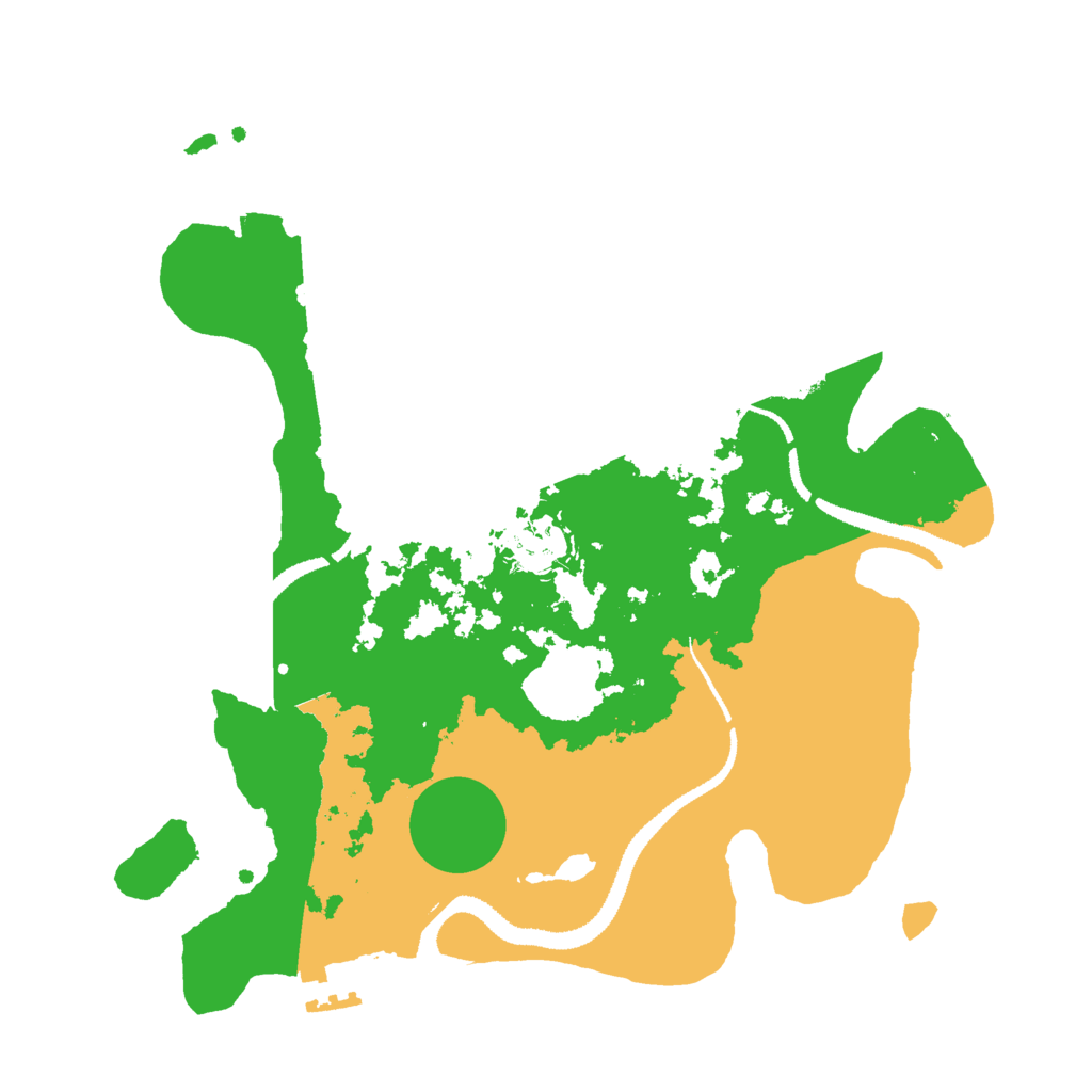 Biome Rust Map: Procedural Map, Size: 3000, Seed: 2000244289