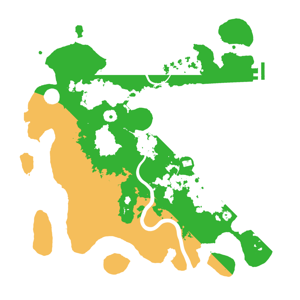 Biome Rust Map: Procedural Map, Size: 3500, Seed: 1706549874