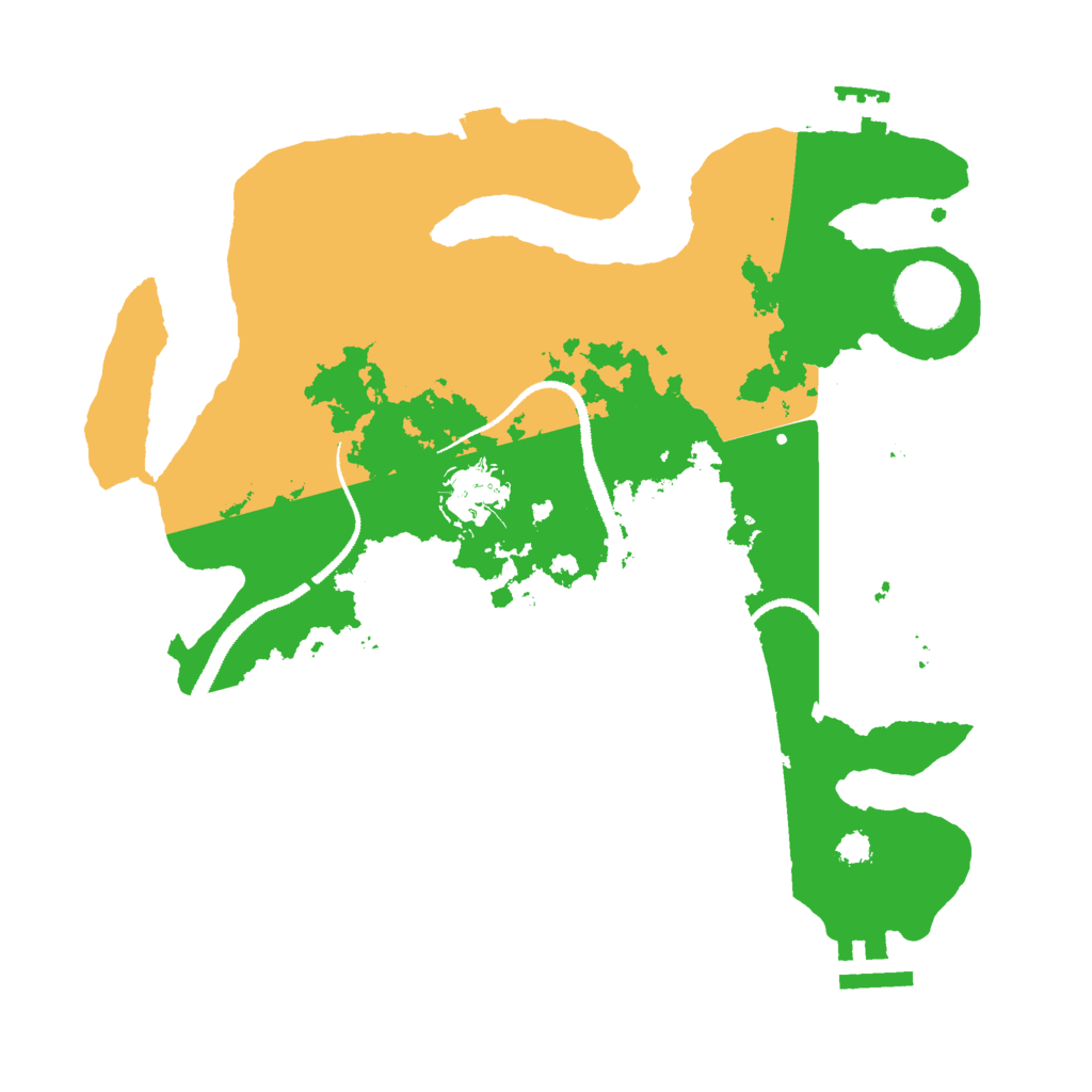 Biome Rust Map: Procedural Map, Size: 3000, Seed: 1096659759