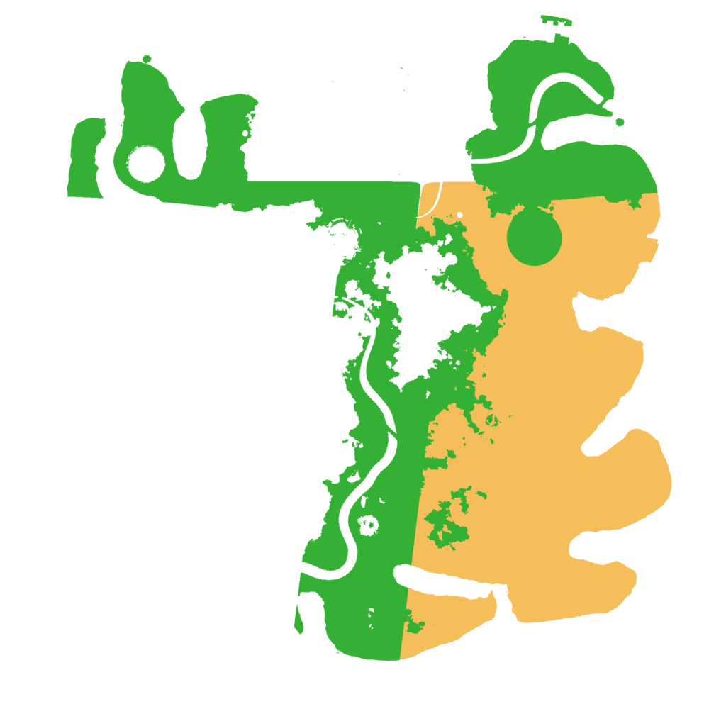 Biome Rust Map: Procedural Map, Size: 3500, Seed: 173606197