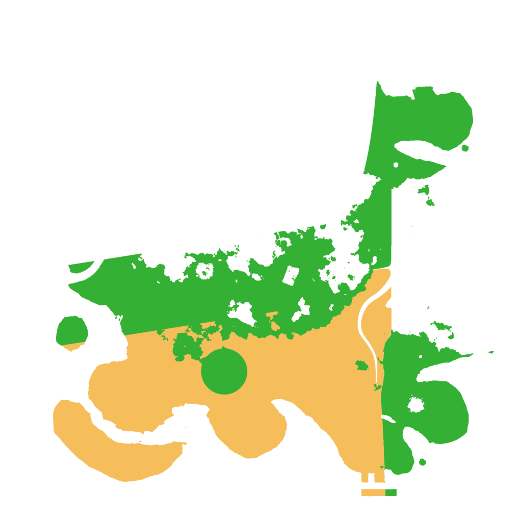 Biome Rust Map: Procedural Map, Size: 3000, Seed: 1007604906