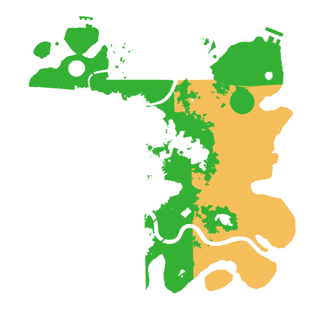 Biome Rust Map: Procedural Map, Size: 3500, Seed: 763346757