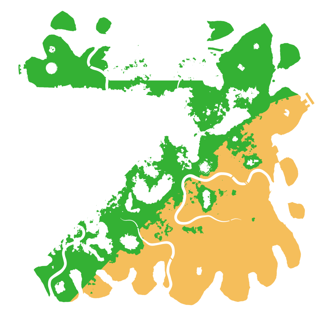 Biome Rust Map: Procedural Map, Size: 5000, Seed: 1996412907