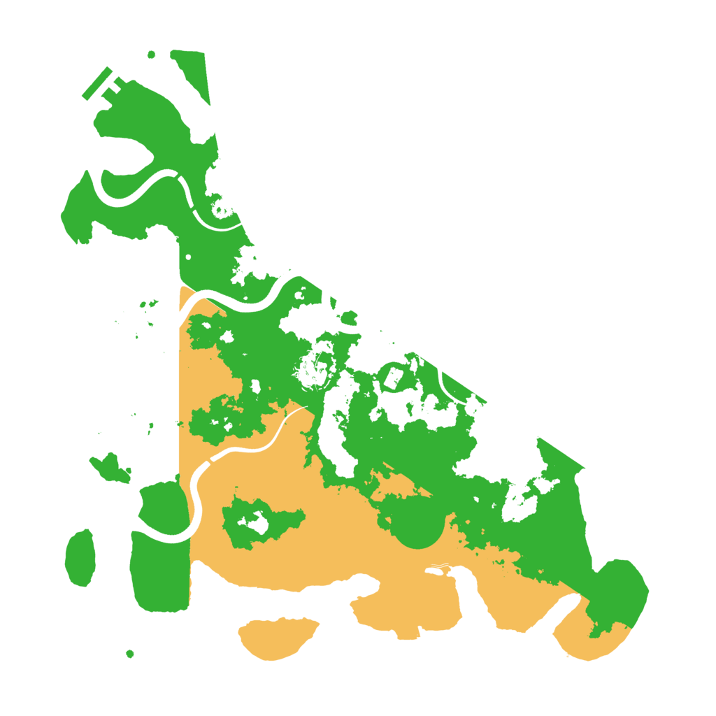 Biome Rust Map: Procedural Map, Size: 3700, Seed: 10802