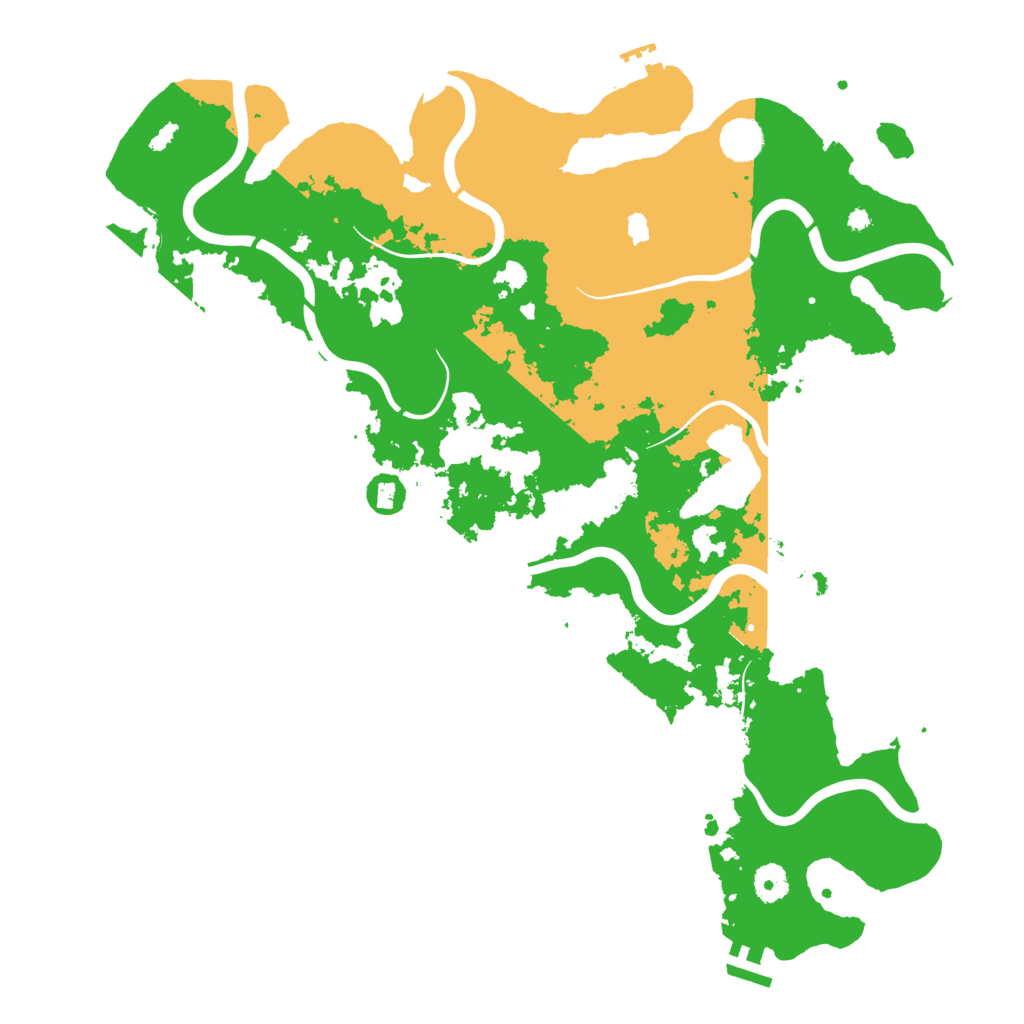 Biome Rust Map: Procedural Map, Size: 4200, Seed: 1545578534