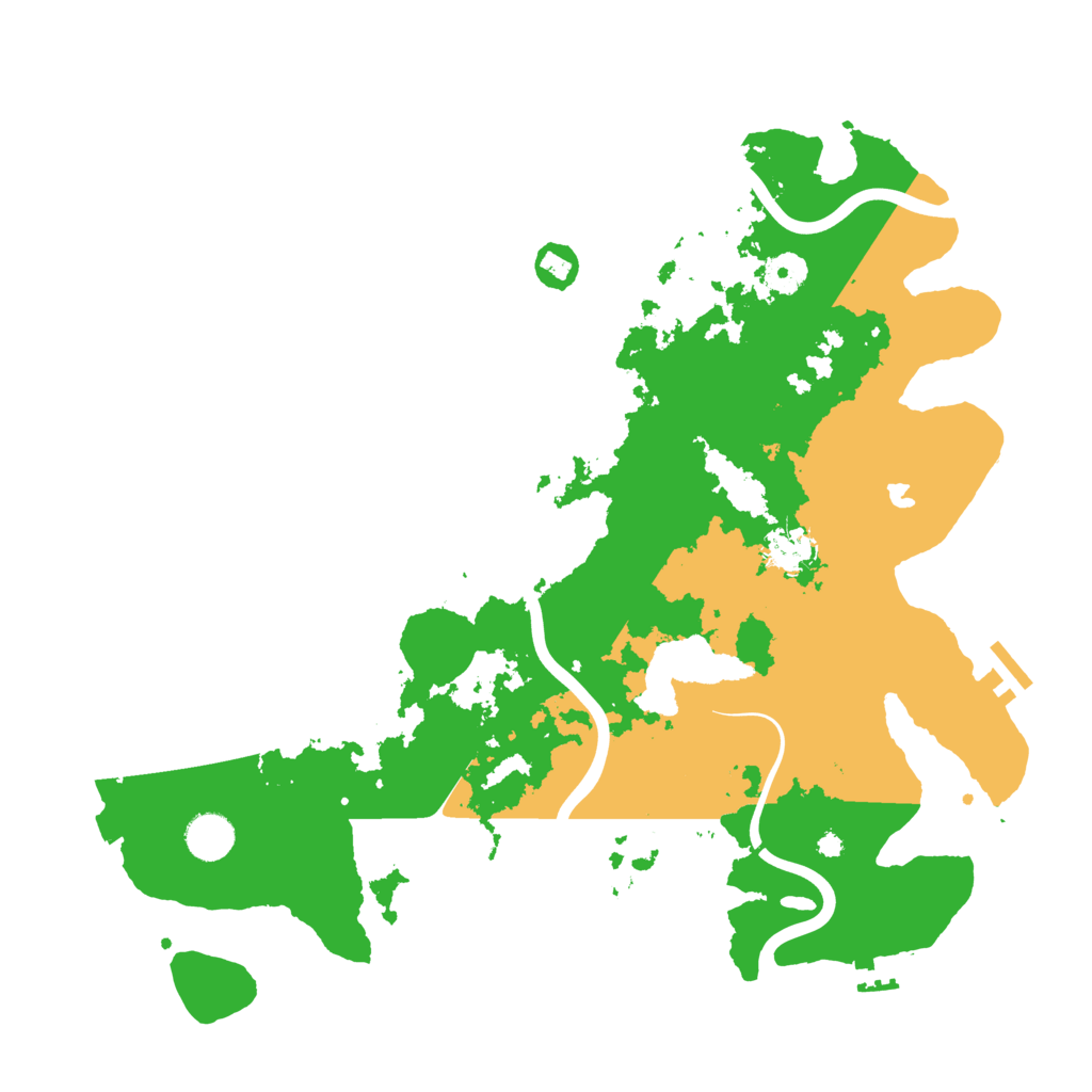 Biome Rust Map: Procedural Map, Size: 4000, Seed: 279229548