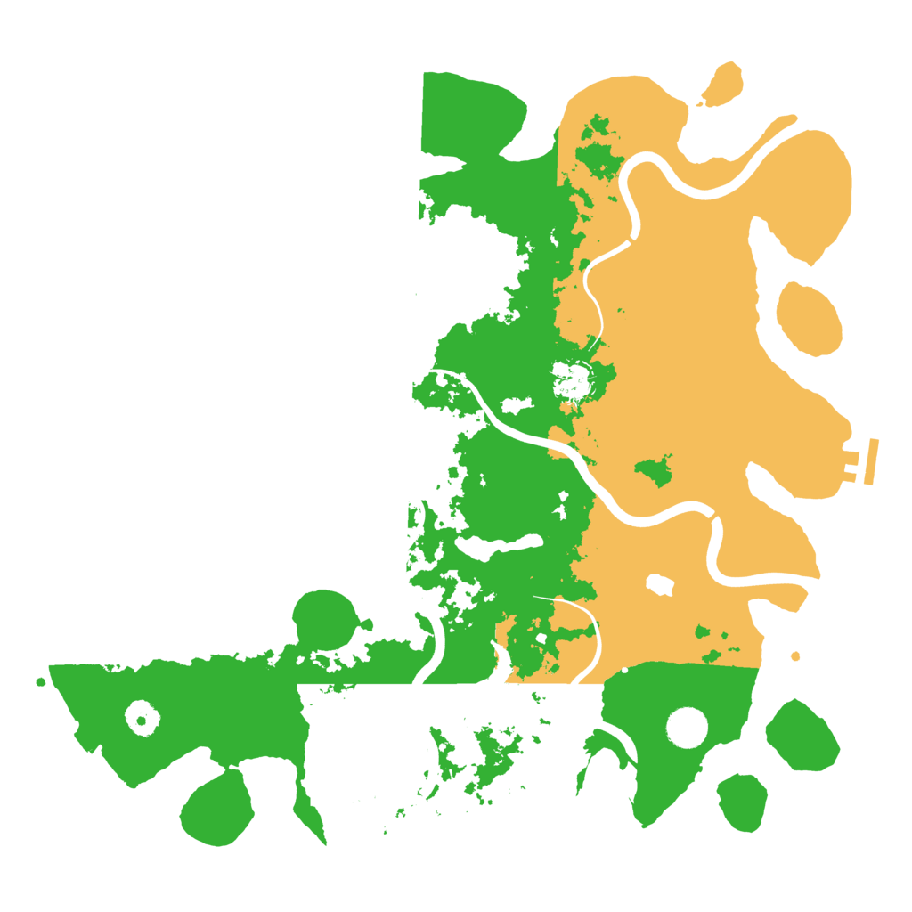 Biome Rust Map: Procedural Map, Size: 4000, Seed: 2037217111