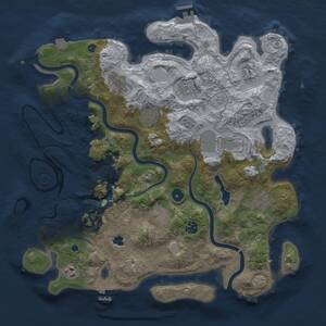 Thumbnail Rust Map: Procedural Map, Size: 4000, Seed: 237636249, 16 Monuments