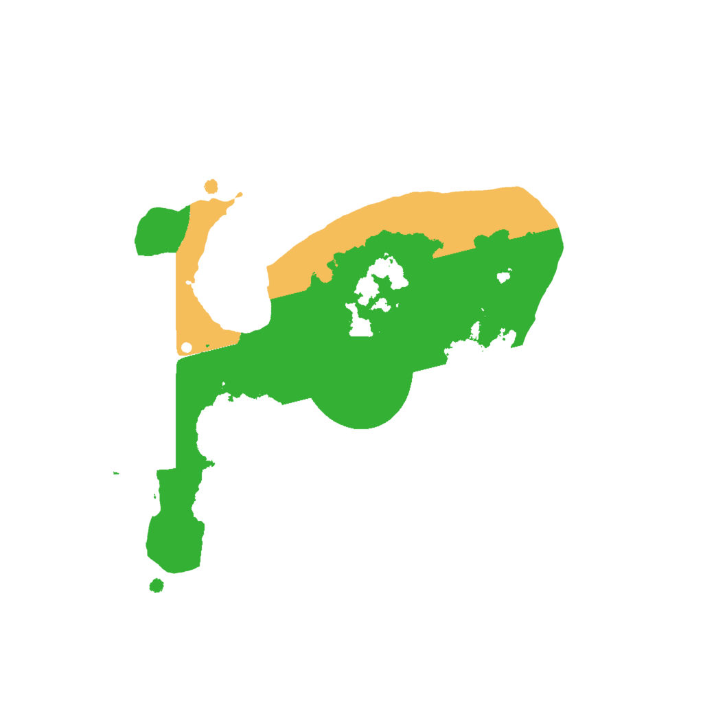 Biome Rust Map: Procedural Map, Size: 2000, Seed: 1945901402