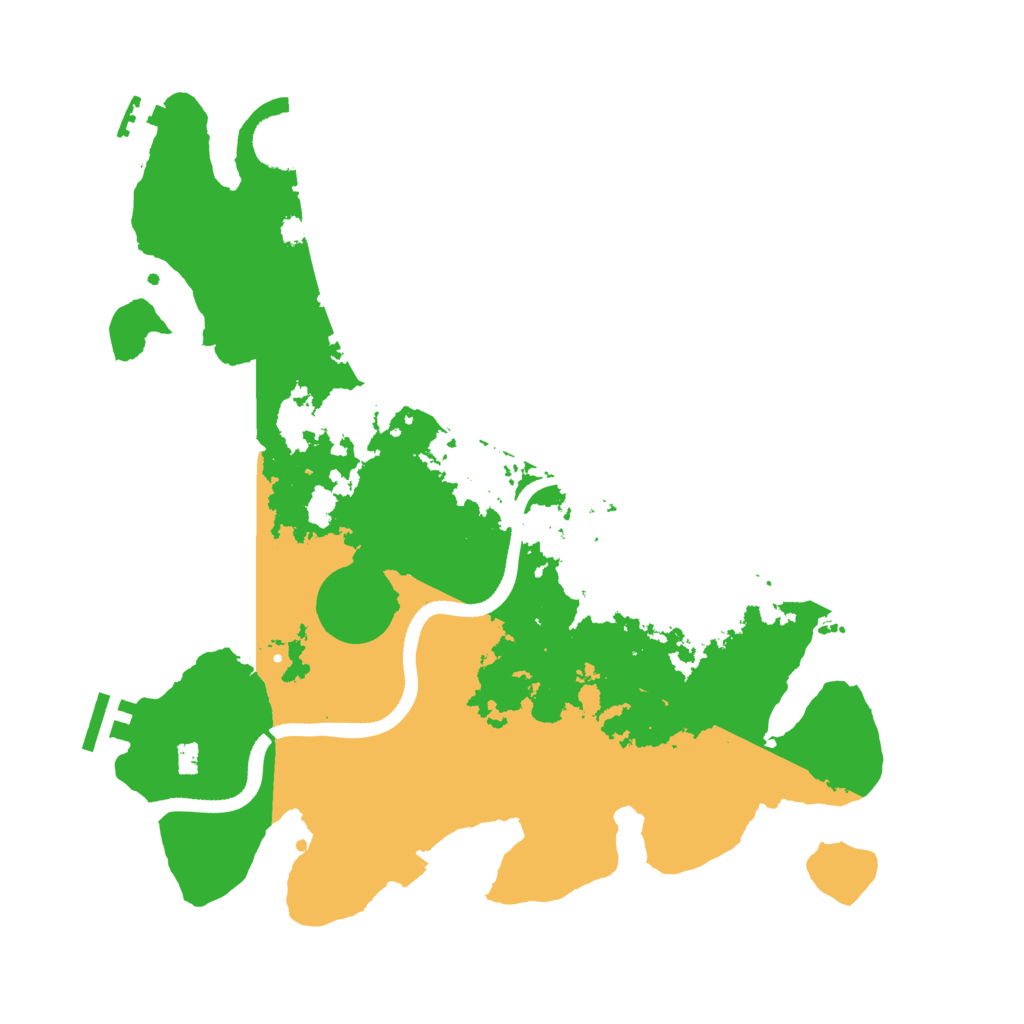 Biome Rust Map: Procedural Map, Size: 3501, Seed: 777