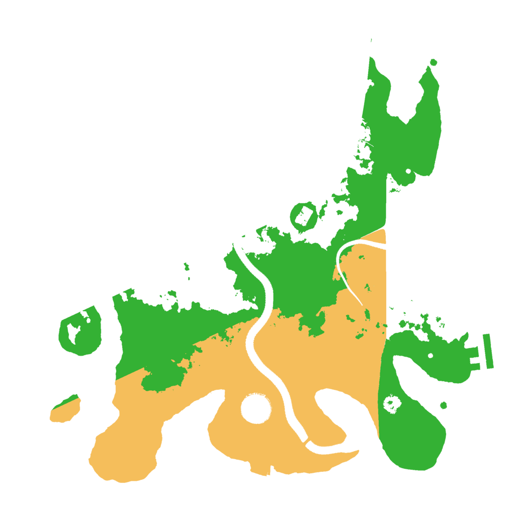 Biome Rust Map: Procedural Map, Size: 3000, Seed: 1680392760