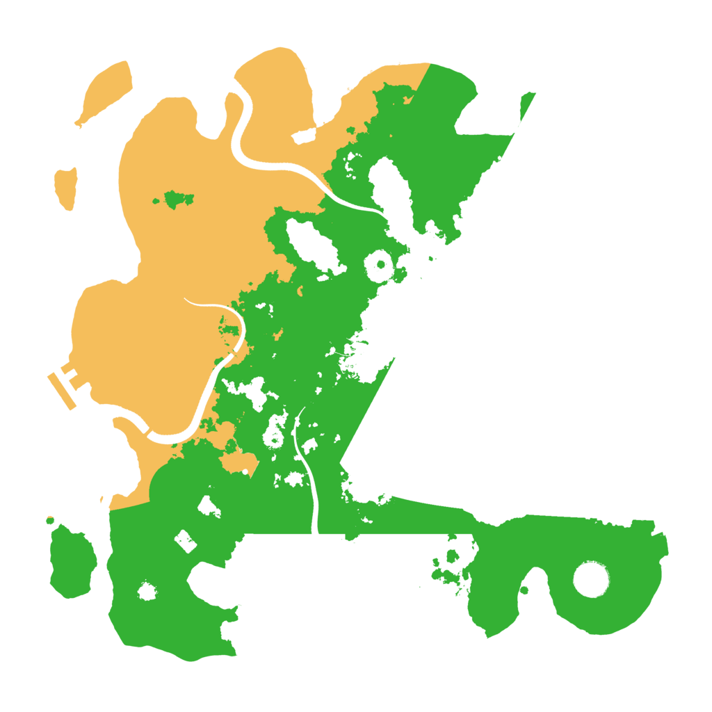 Biome Rust Map: Procedural Map, Size: 3500, Seed: 605754147