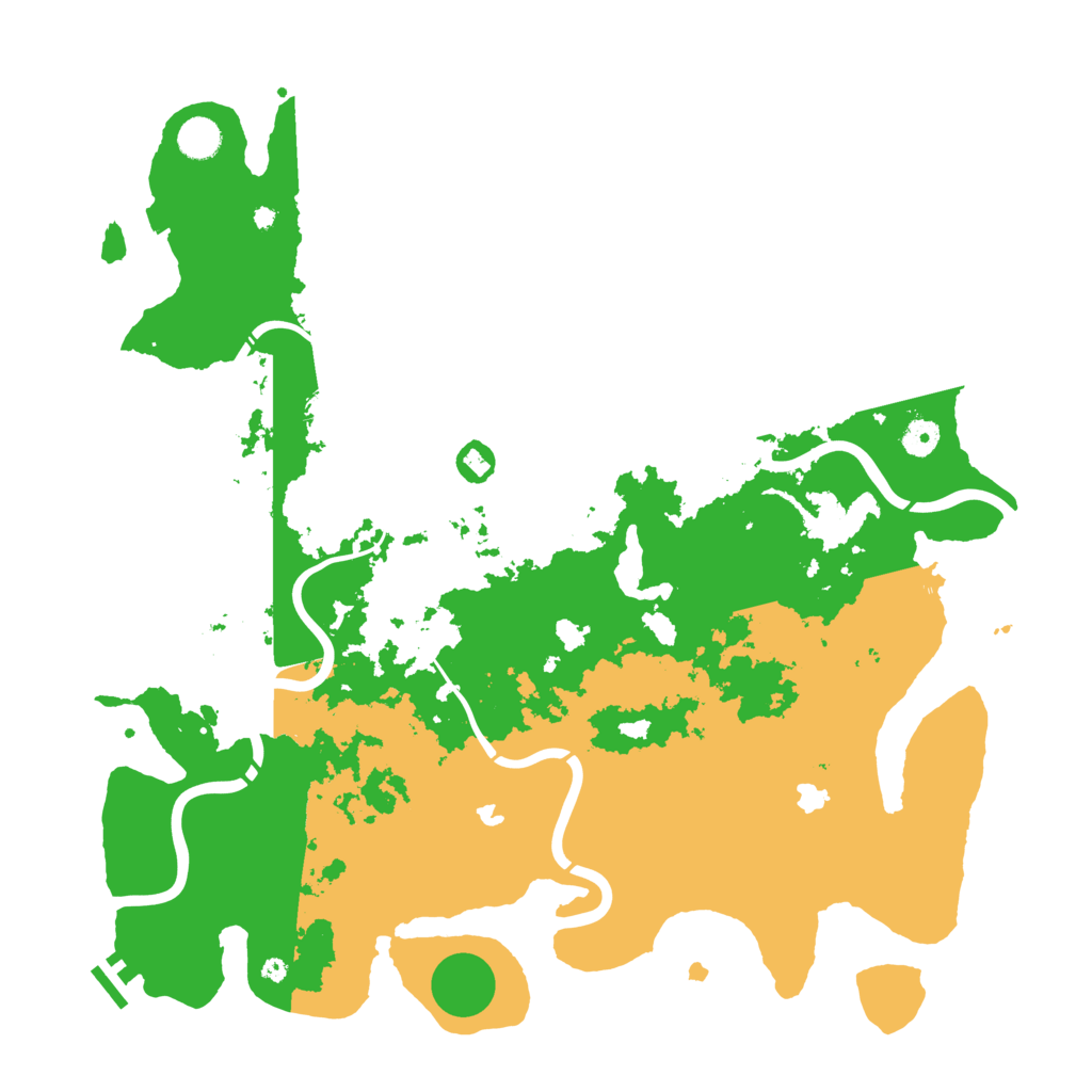Biome Rust Map: Procedural Map, Size: 4500, Seed: 2051654586