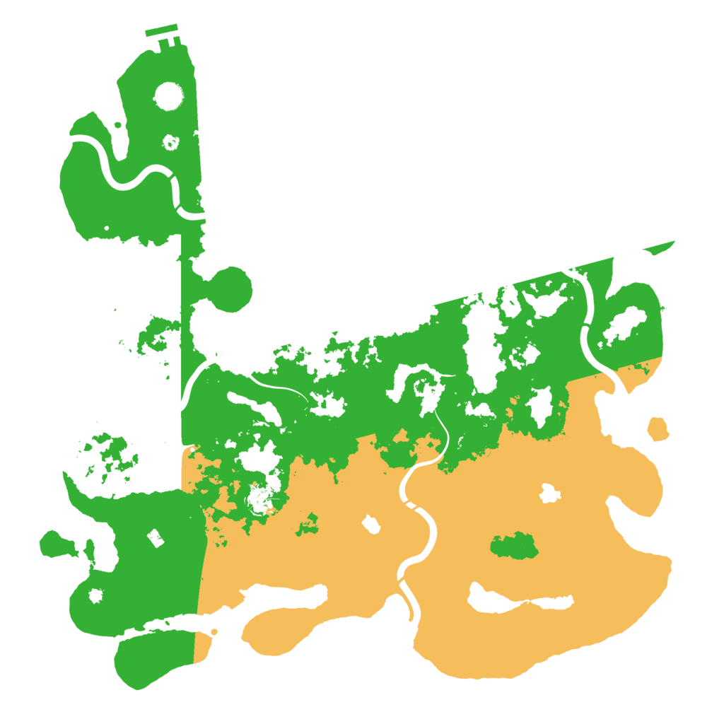 Biome Rust Map: Procedural Map, Size: 4500, Seed: 1583235283