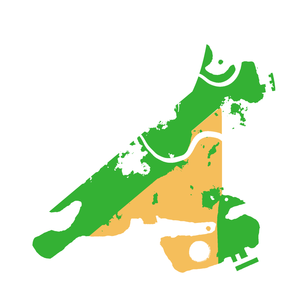 Biome Rust Map: Procedural Map, Size: 2500, Seed: 798399744