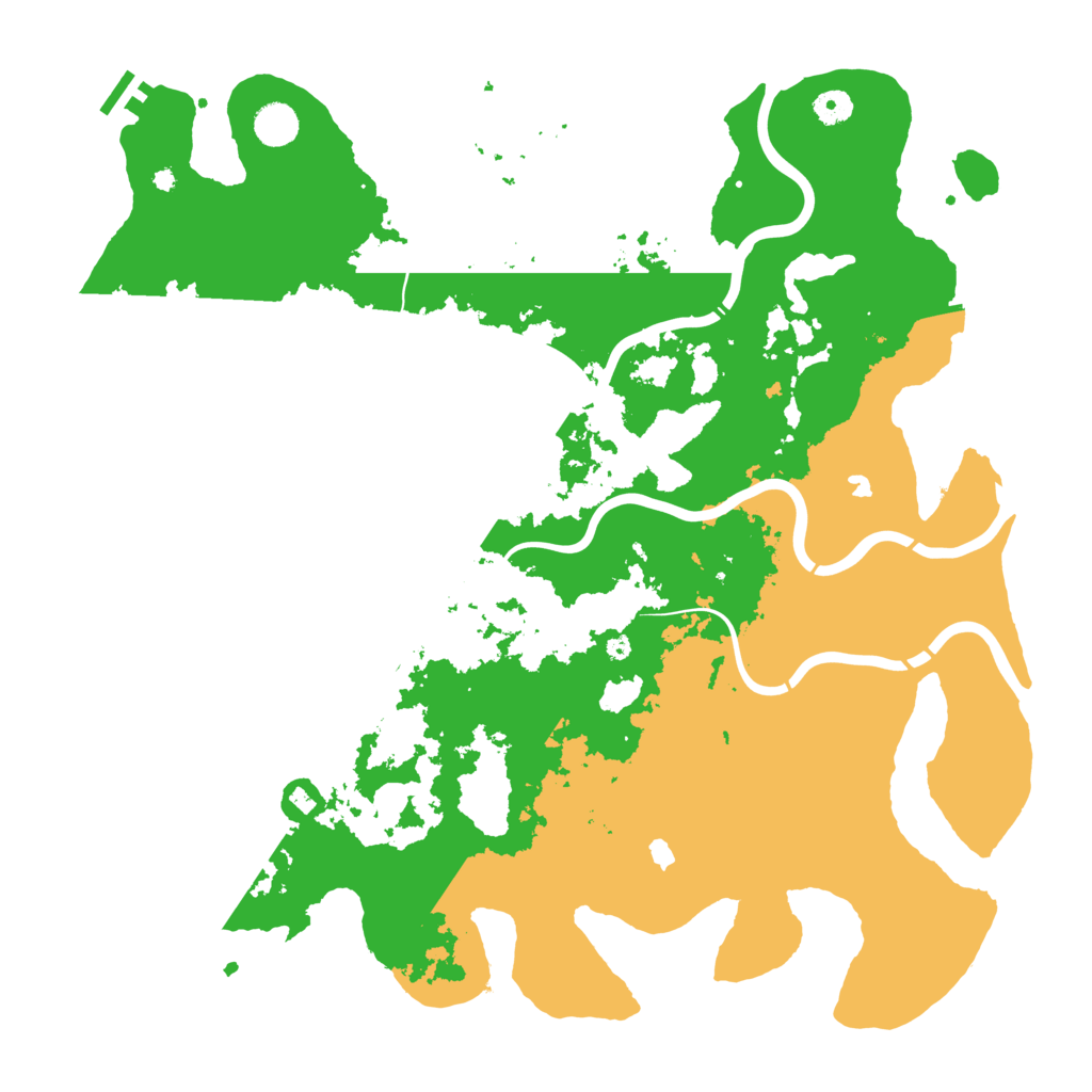 Biome Rust Map: Procedural Map, Size: 4500, Seed: 1124326787