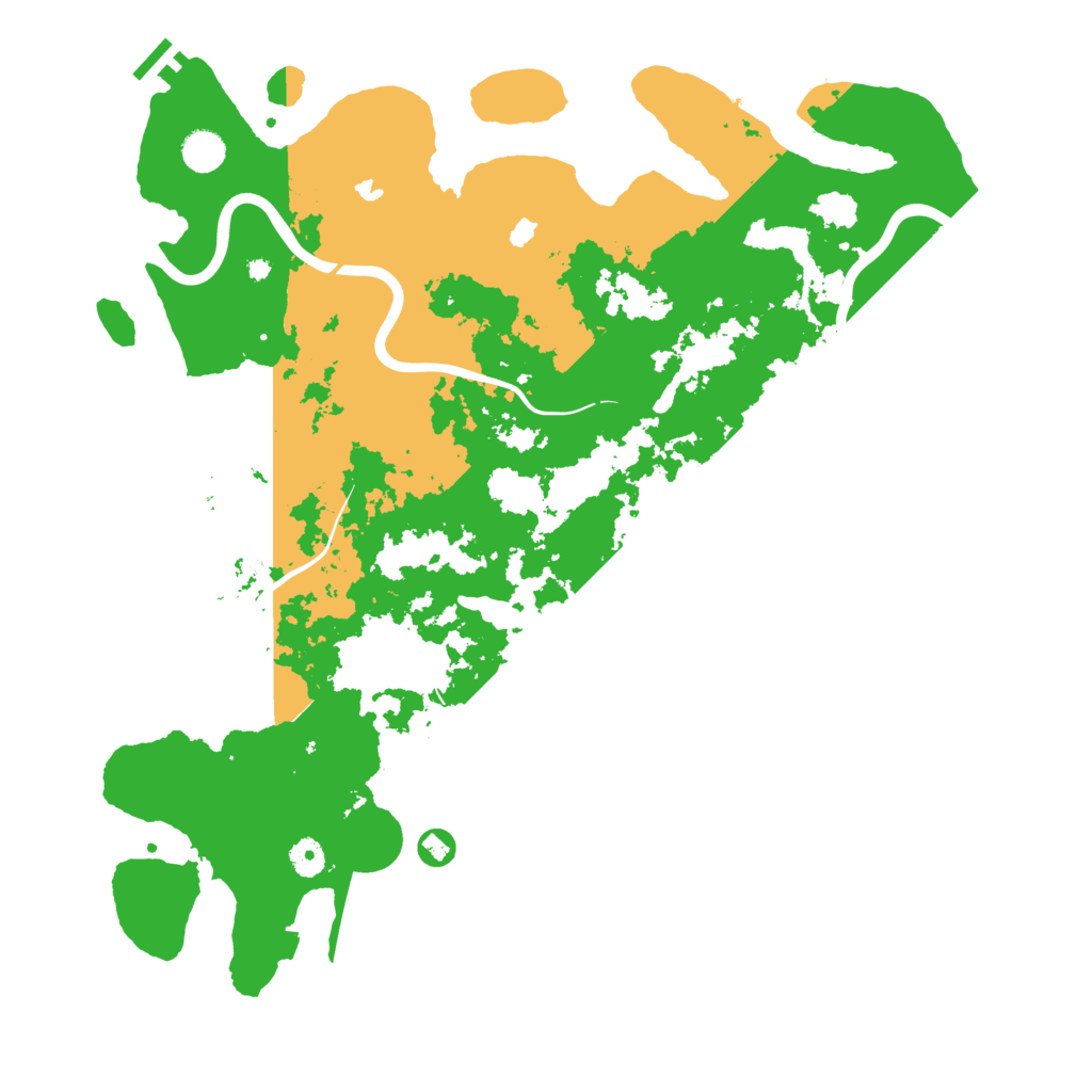 Biome Rust Map: Procedural Map, Size: 4500, Seed: 484858967