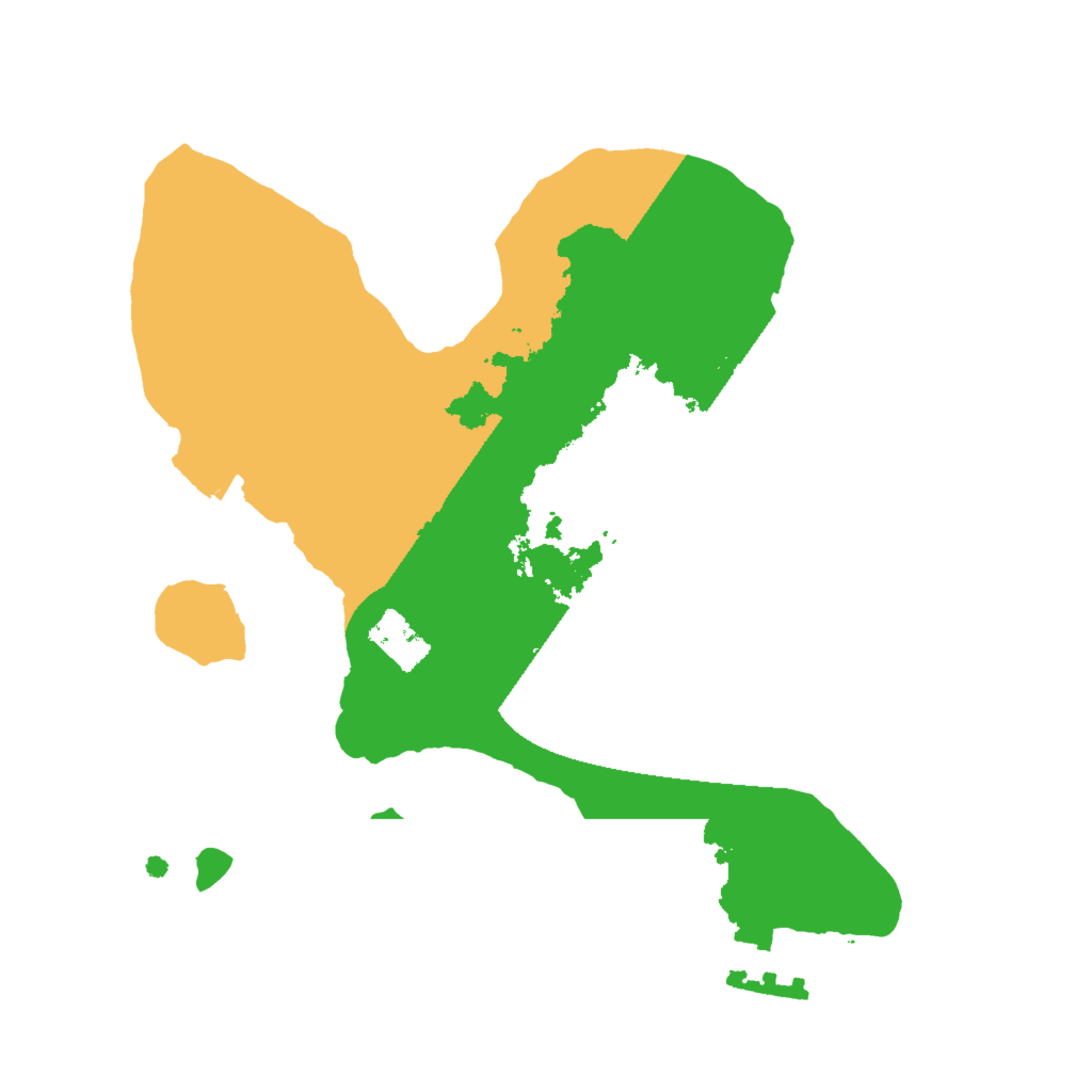 Biome Rust Map: Procedural Map, Size: 2000, Seed: 756671790