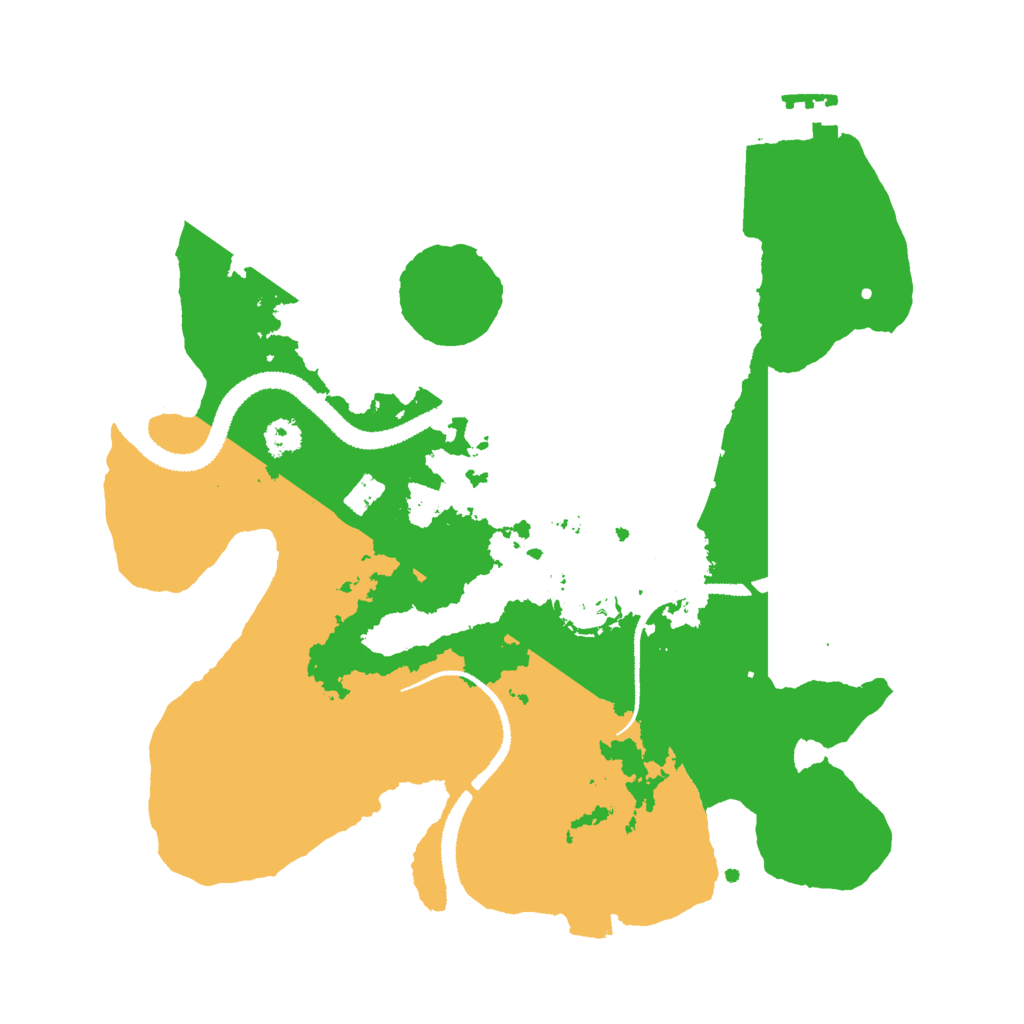 Biome Rust Map: Procedural Map, Size: 2800, Seed: 1697183397