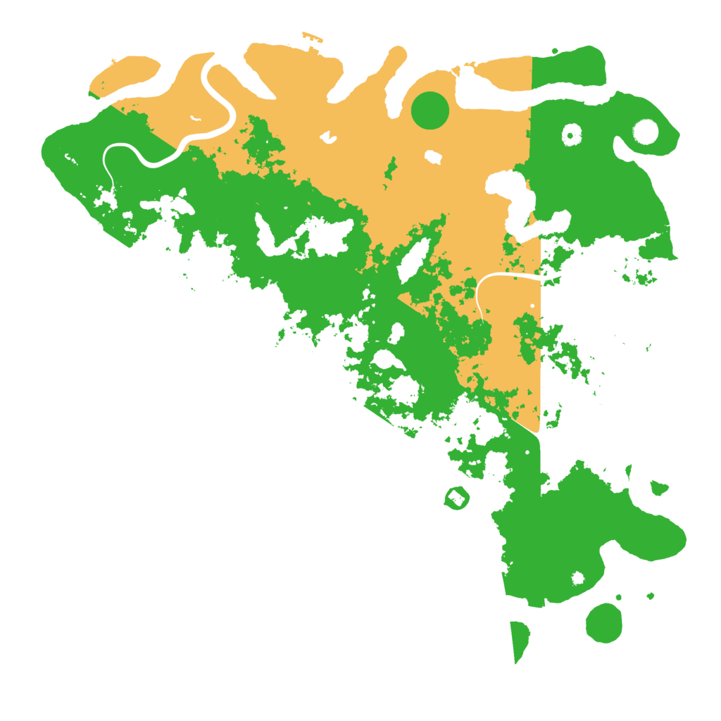 Biome Rust Map: Procedural Map, Size: 5000, Seed: 572500189