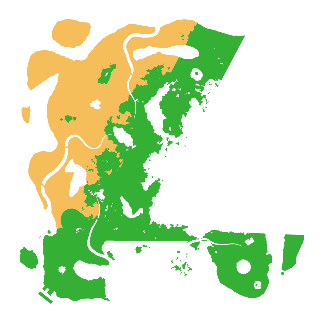 Biome Rust Map: Procedural Map, Size: 4000, Seed: 605754147