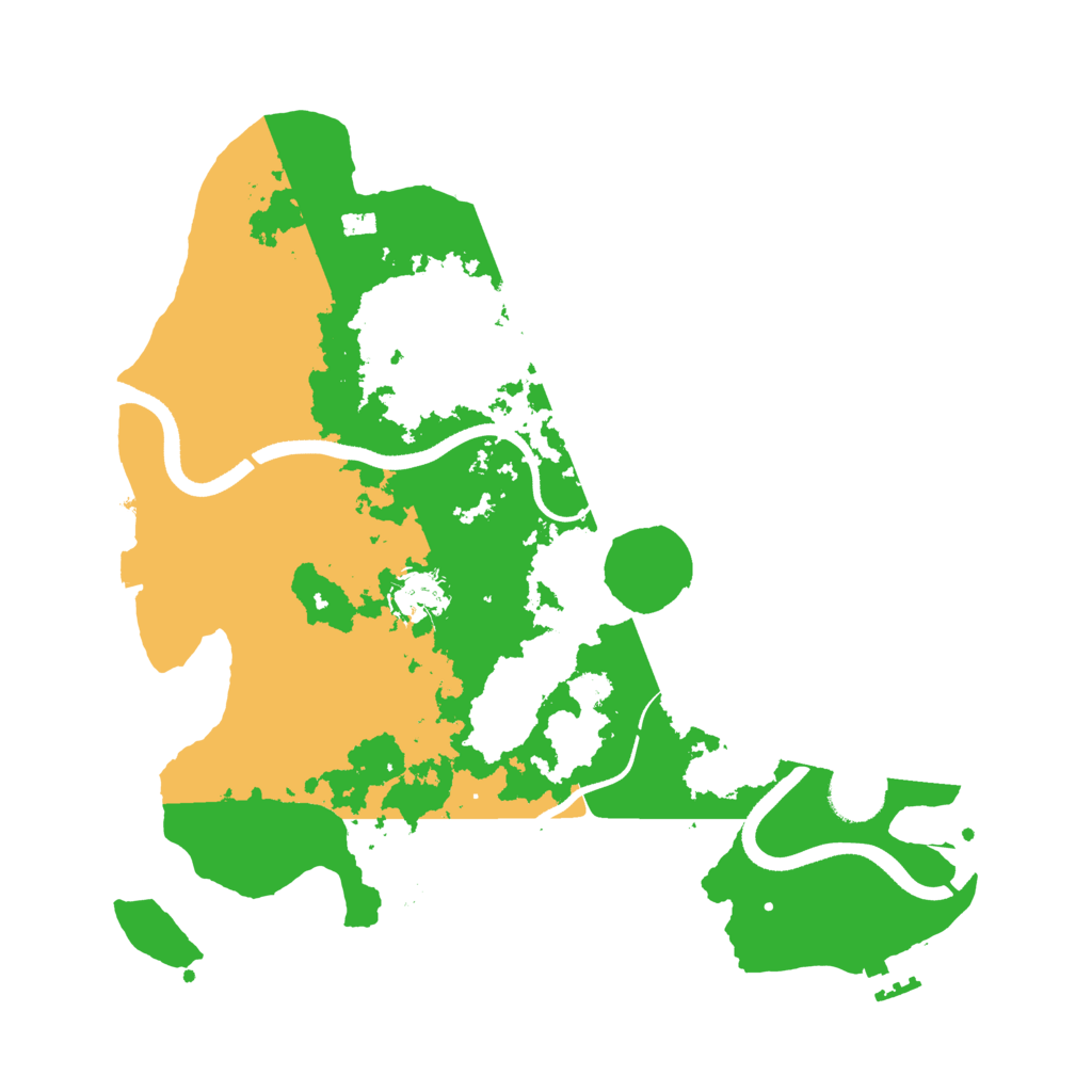 Biome Rust Map: Procedural Map, Size: 3500, Seed: 1709180091