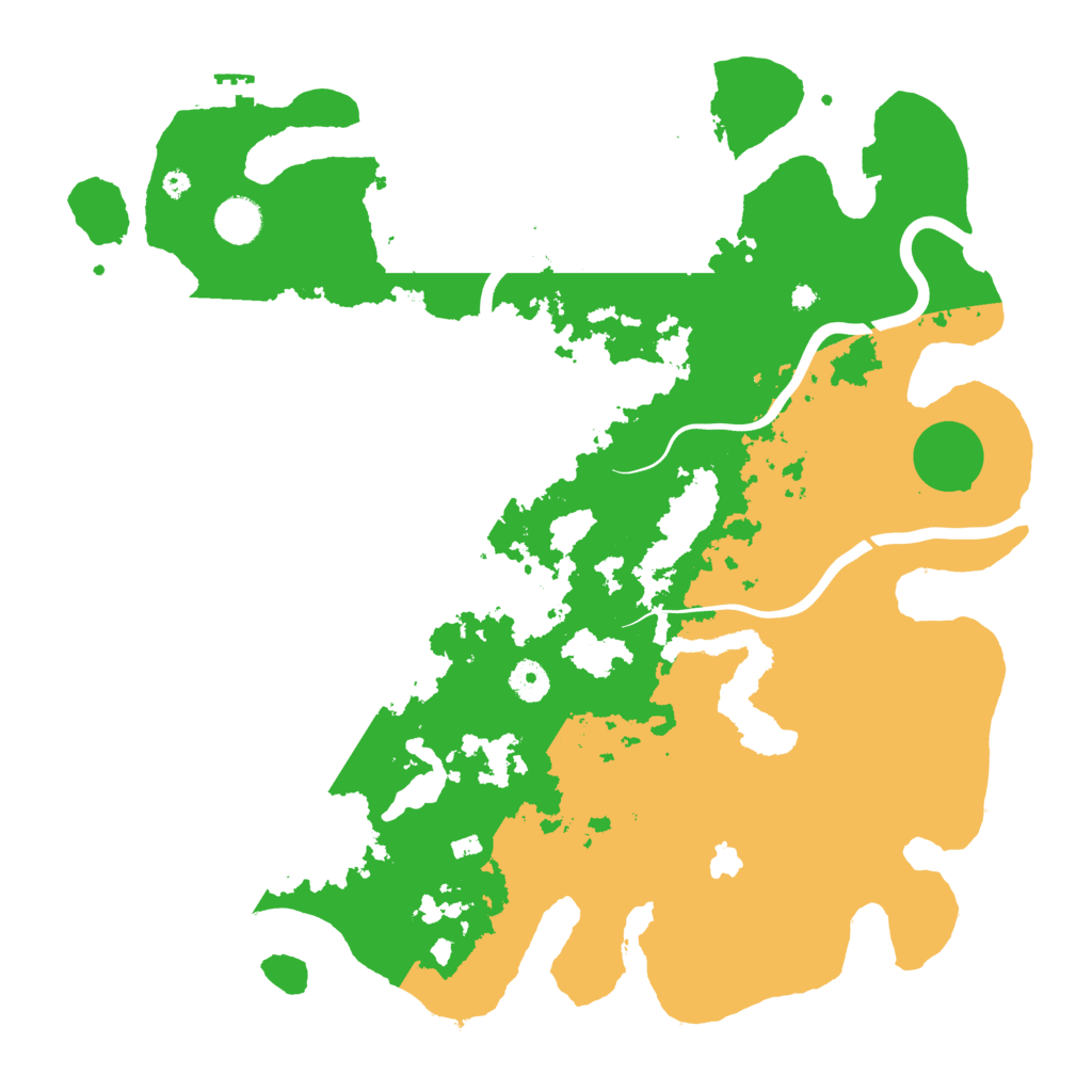 Biome Rust Map: Procedural Map, Size: 4100, Seed: 837465