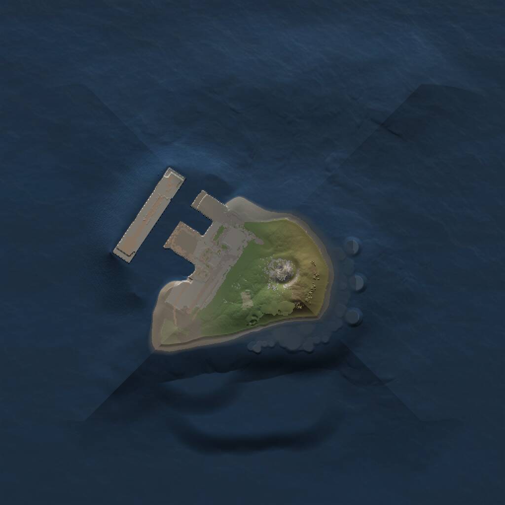 Rust Map: Procedural Map, Size: 1000, Seed: 1205787698, 2 Monuments