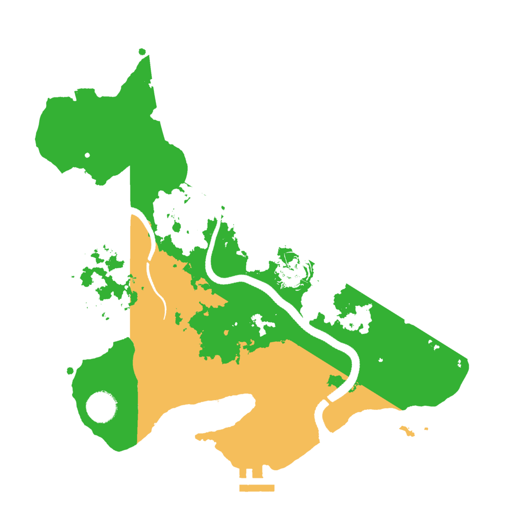 Biome Rust Map: Procedural Map, Size: 3000, Seed: 1241930911