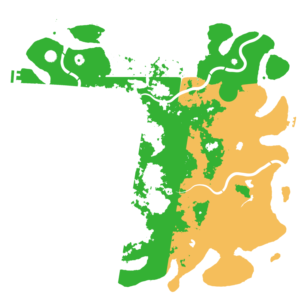 Biome Rust Map: Procedural Map, Size: 4500, Seed: 23132230