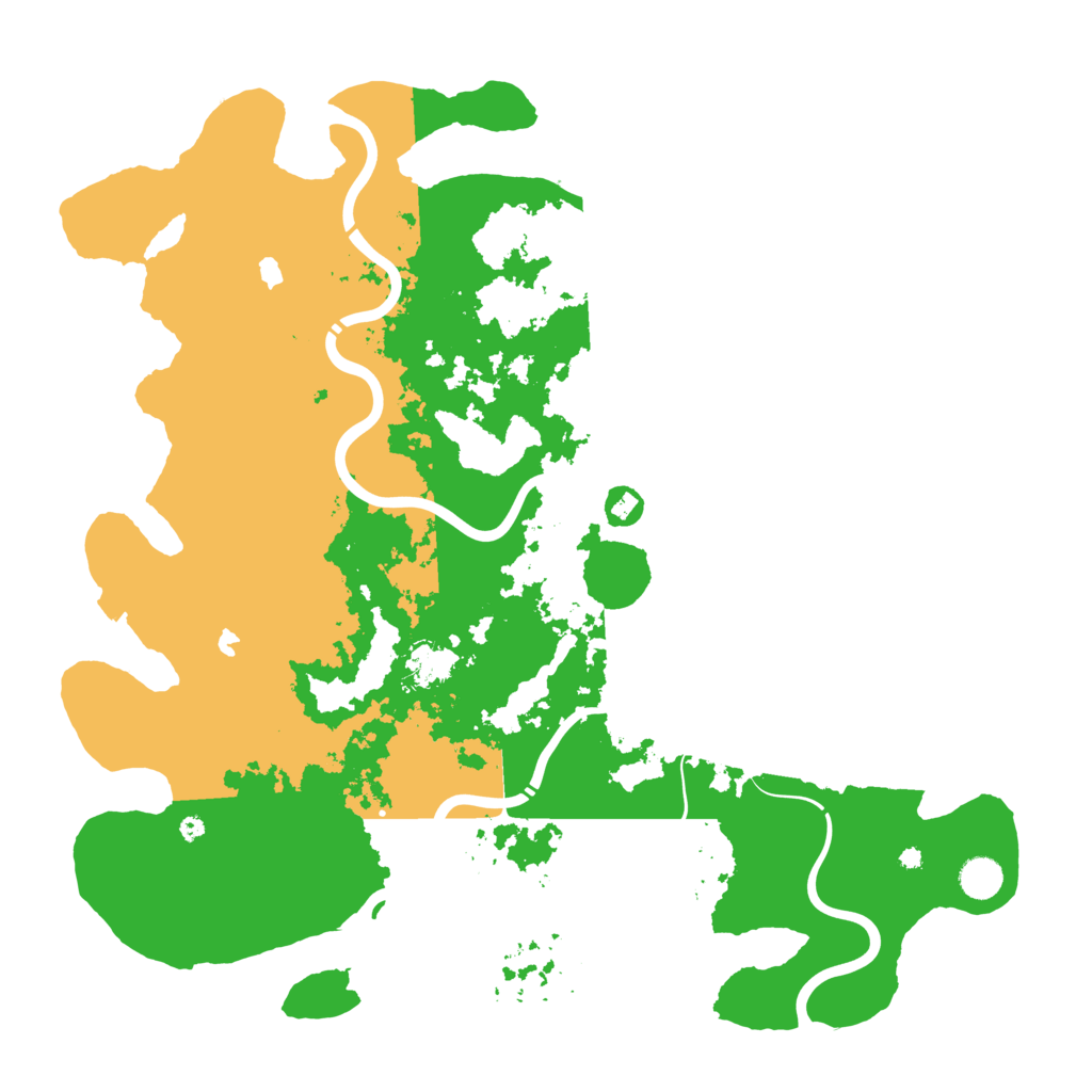 Biome Rust Map: Procedural Map, Size: 4500, Seed: 341233957