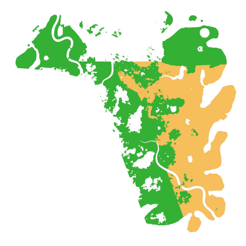 Biome Rust Map: Procedural Map, Size: 4500, Seed: 752855911