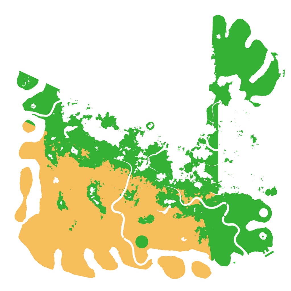 Biome Rust Map: Procedural Map, Size: 6000, Seed: 876583027