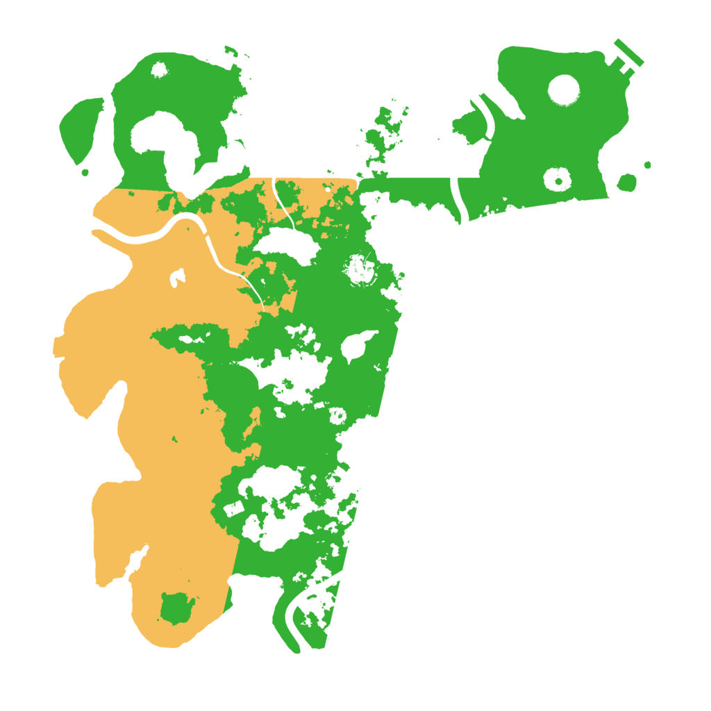 Biome Rust Map: Procedural Map, Size: 4050, Seed: 775795690