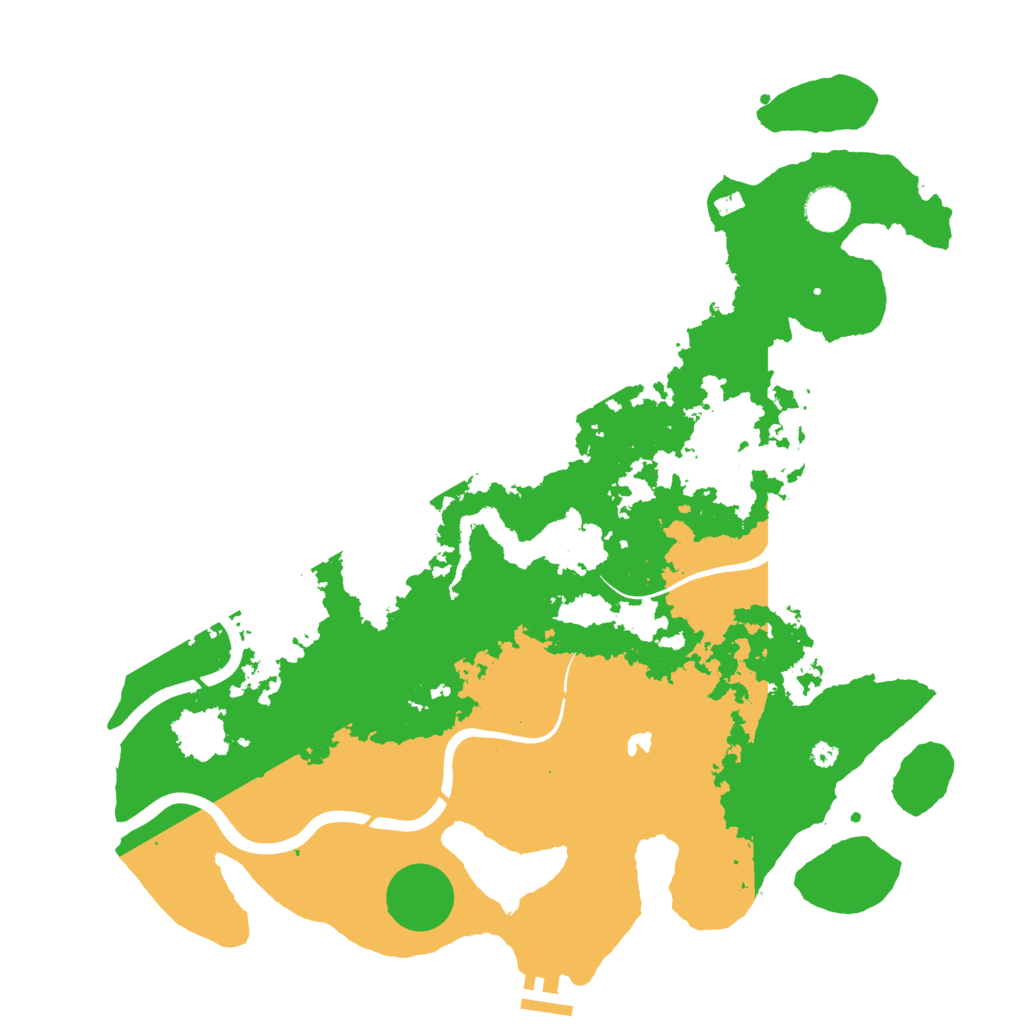 Biome Rust Map: Procedural Map, Size: 4000, Seed: 45185697