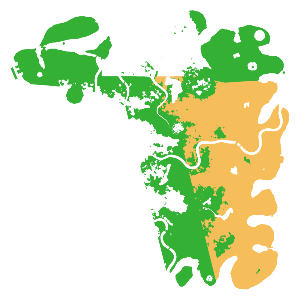 Biome Rust Map: Procedural Map, Size: 5000, Seed: 62837359