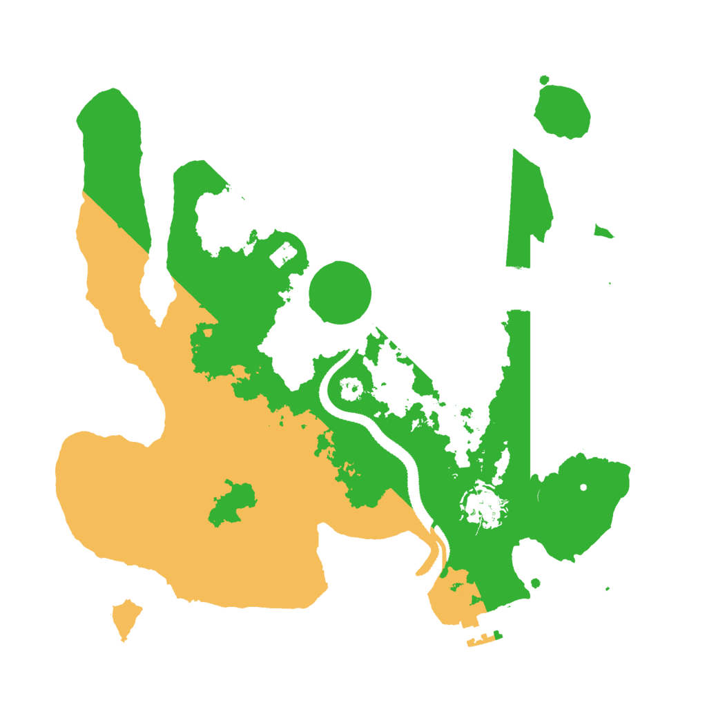 Biome Rust Map: Procedural Map, Size: 3000, Seed: 572359