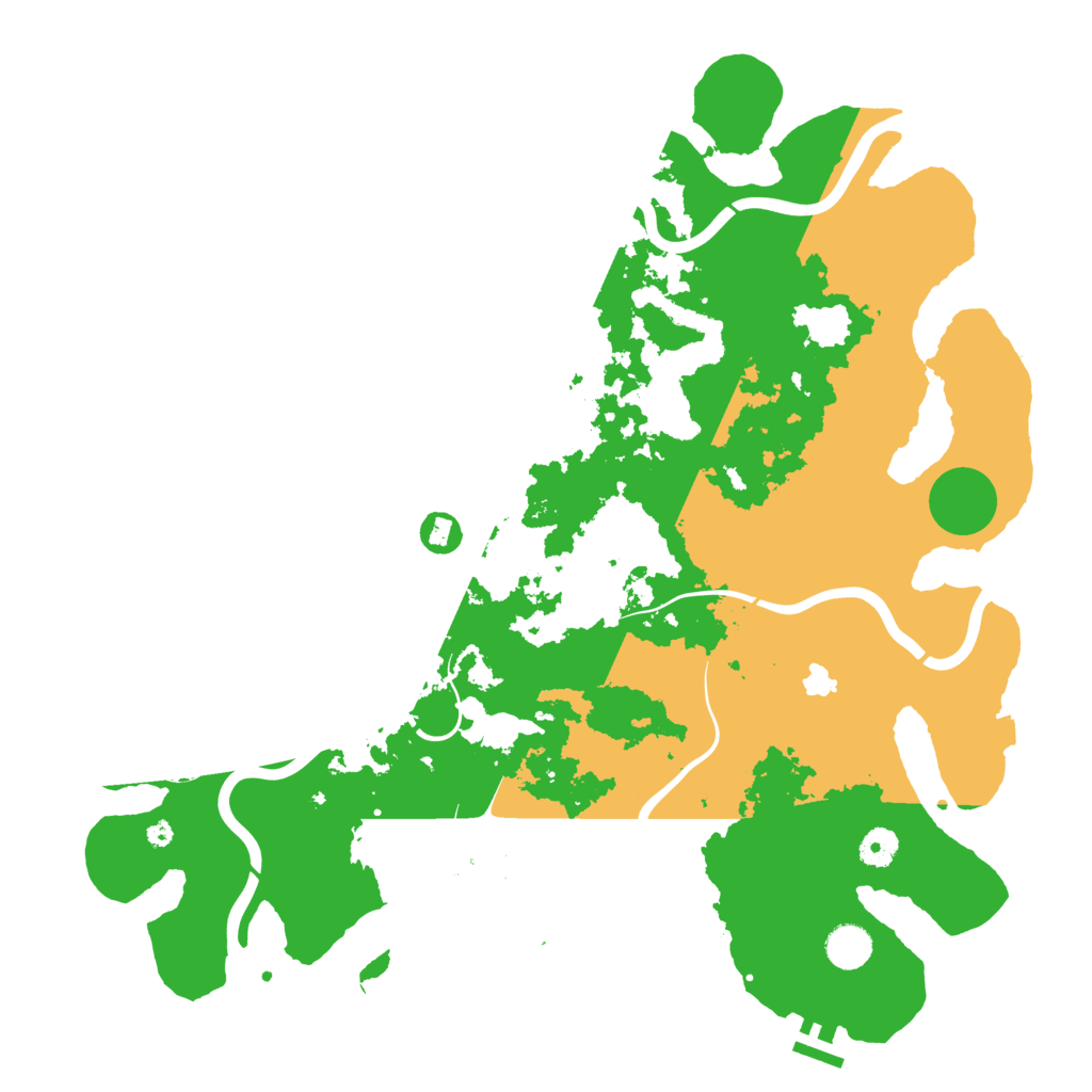 Biome Rust Map: Procedural Map, Size: 4250, Seed: 1427521008