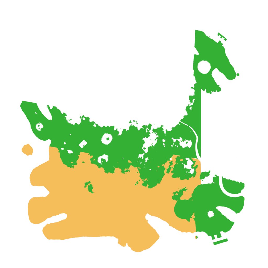 Biome Rust Map: Procedural Map, Size: 3700, Seed: 567114757
